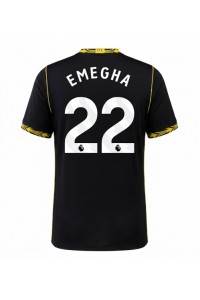 Chelsea Emmanuel Emegha #22 Jalkapallovaatteet Vieraspaita 2026-27 Lyhythihainen